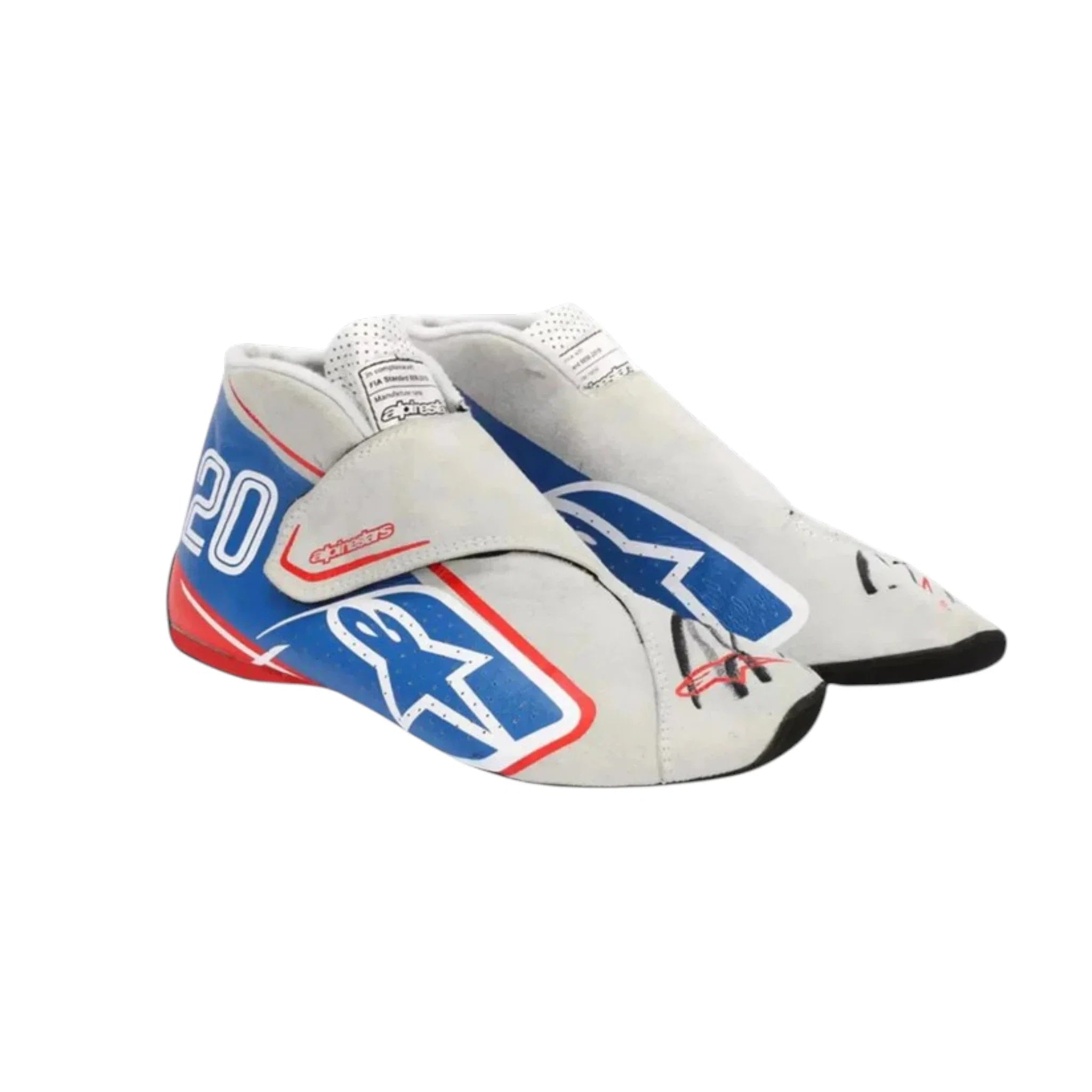 Kevin Magnussen 2022 Haas Italian GP Special Edition F1 Racing Shoes - Prix Racewears image 1