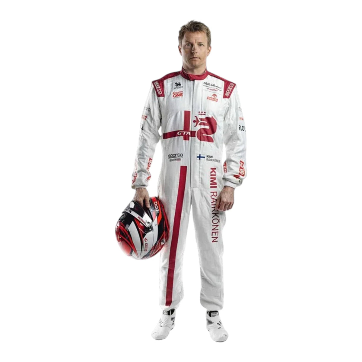 Kimi Räikkönen 2021 Alfa Romeo F1 Race Suit - Prix Racewears image 2