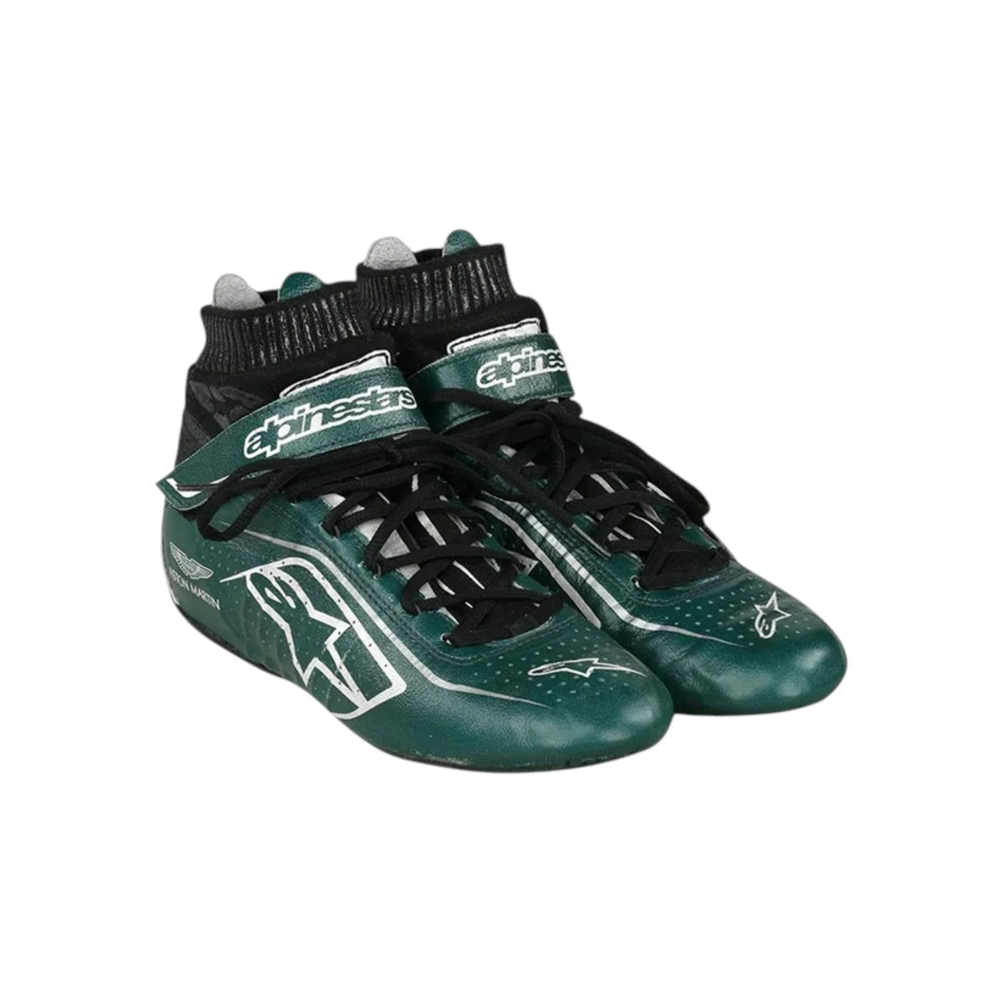 Lance Stroll 2021 Aston Martin F1 Racing Shoes - Prix Racewears image 1