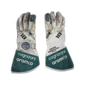 Lance Stroll 2022 Aston Martin Dutch GP F1 Racing Gloves - Prix Racewears image 1