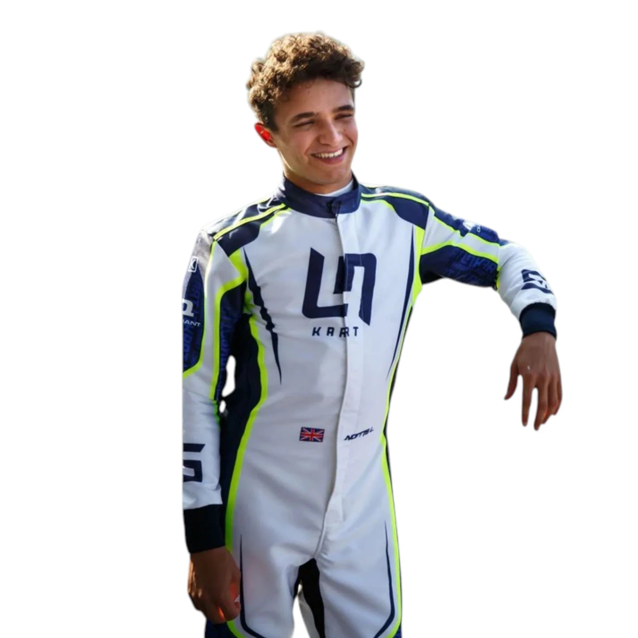 Lando Norris 2022 LN OMP Go Kart Racing Suit Overall - Prix Racewears image 3