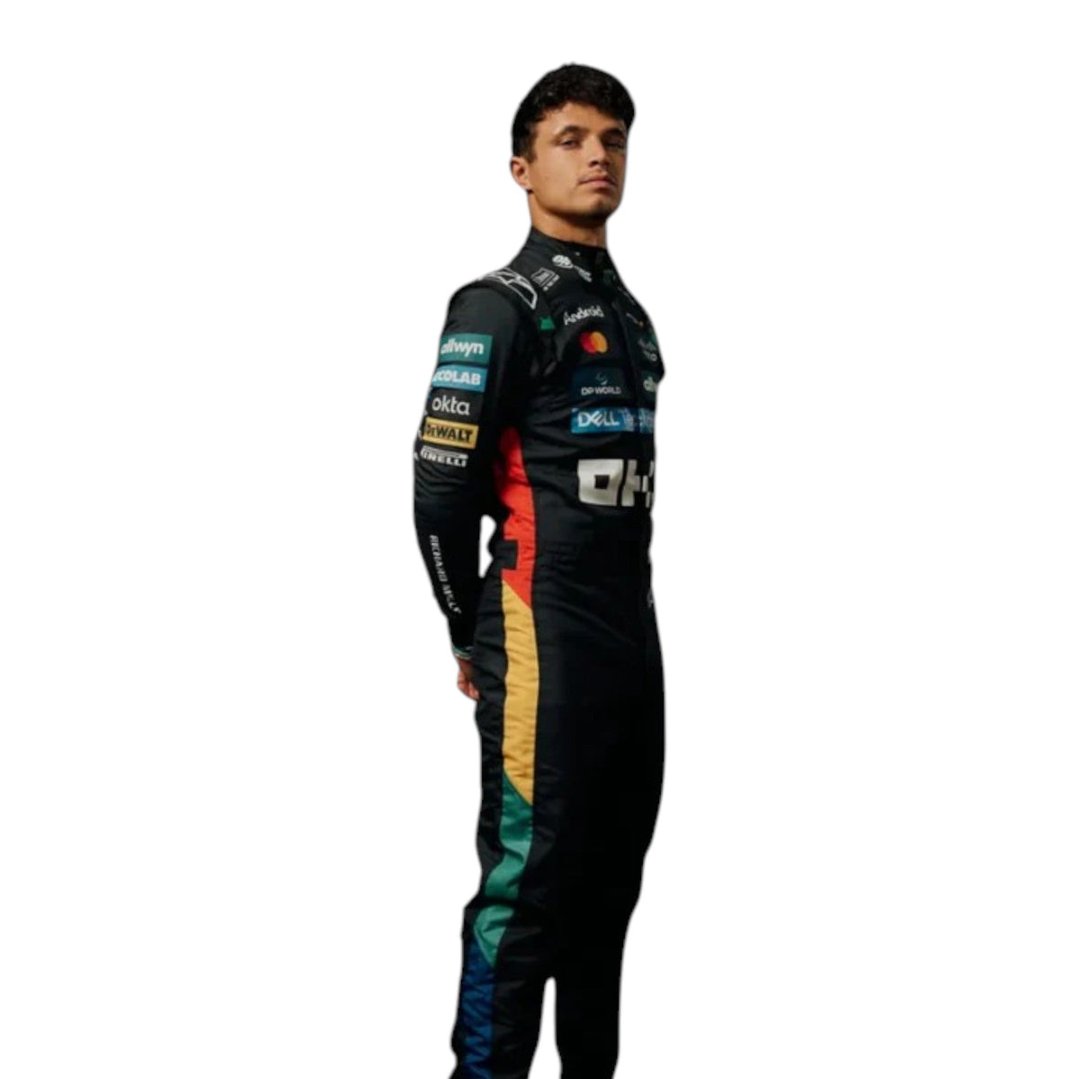 Lando Norris 2025 Mclaren Silverstone British GP F1 Race Suit - Prix Racewears image 1