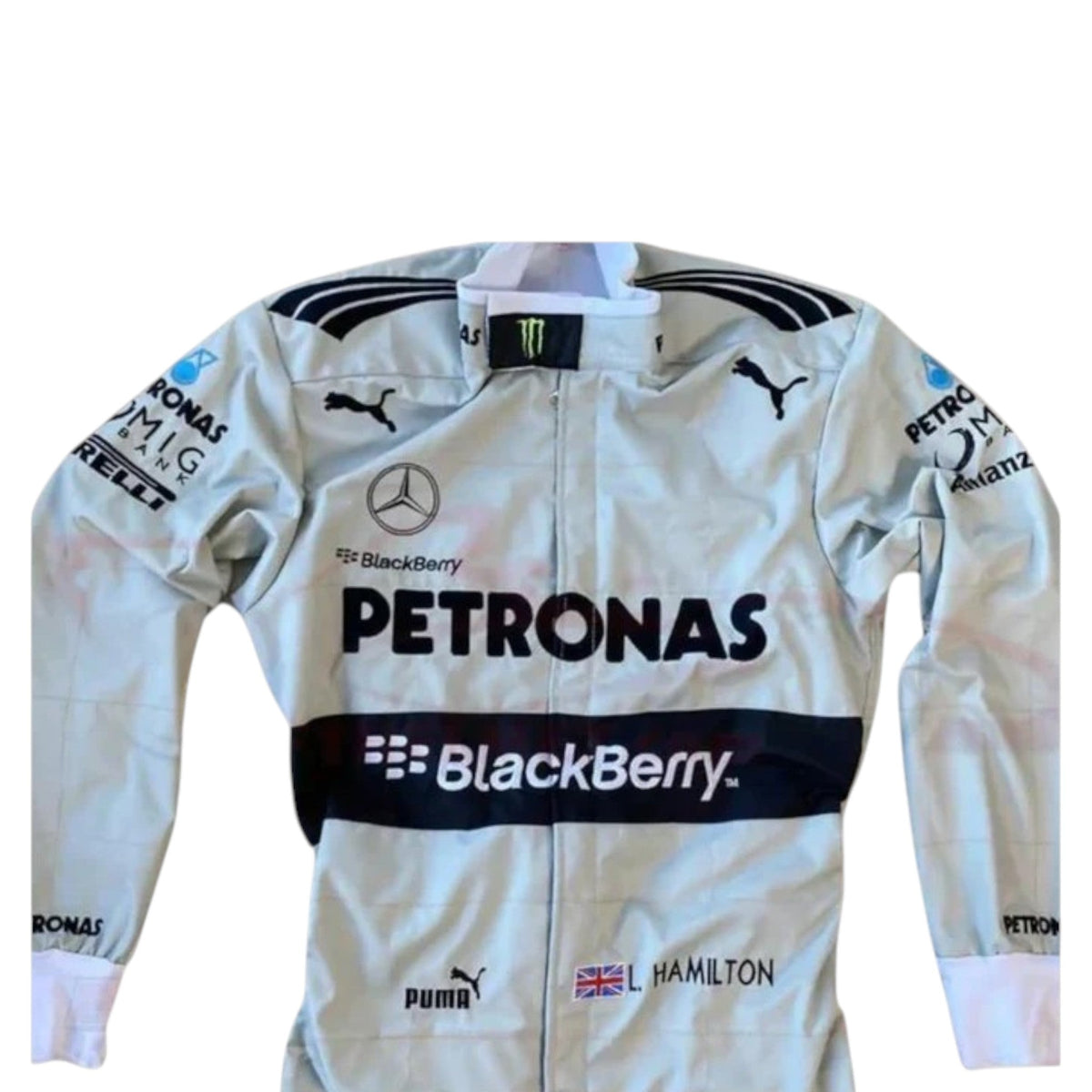 Lewis Hamilton 2013 Mercedes Petronas F1 Race Suit - Prix Racewears image 3