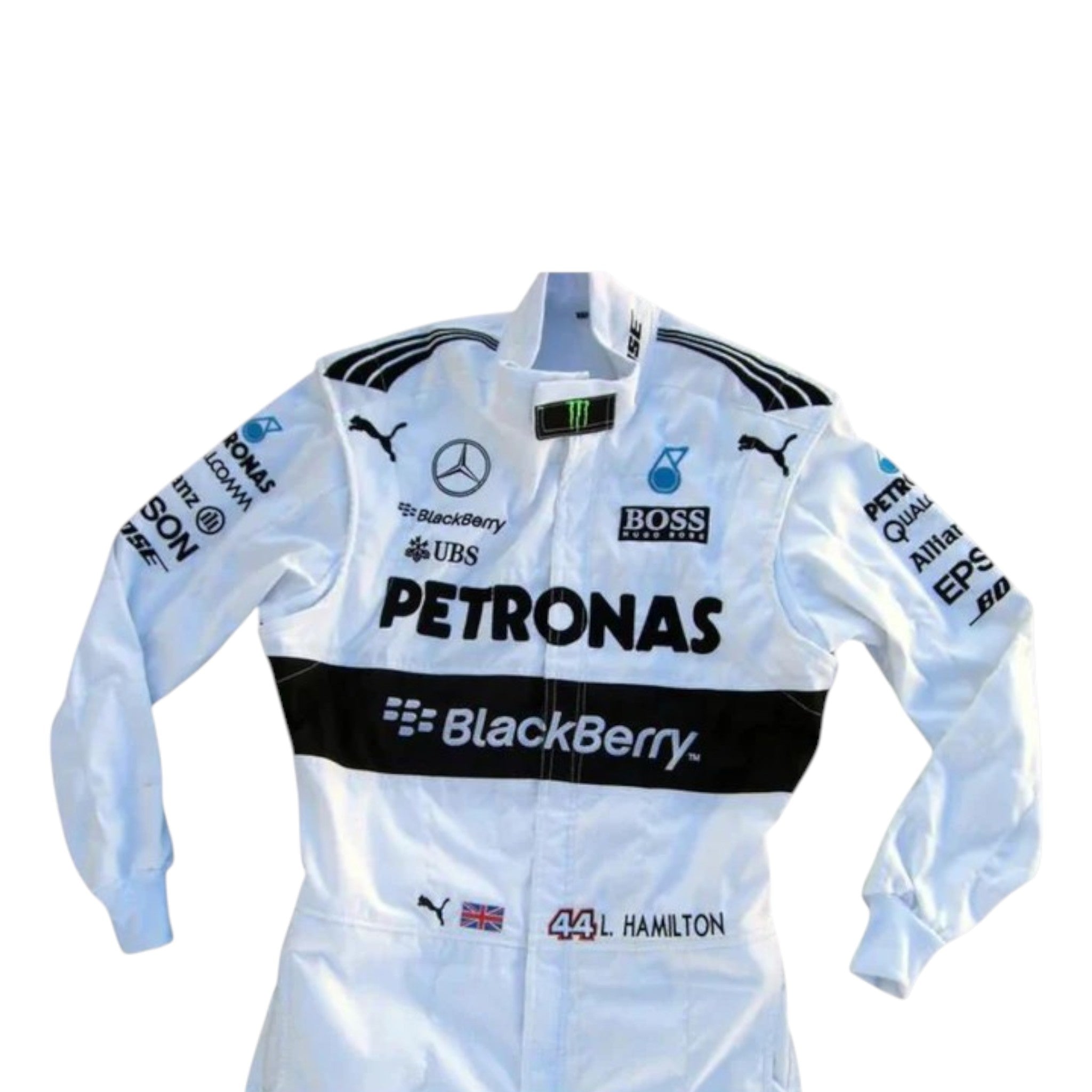 Lewis Hamilton 2015 Mercedes Petronas F1 Race Suit - Prix Racewears image 2