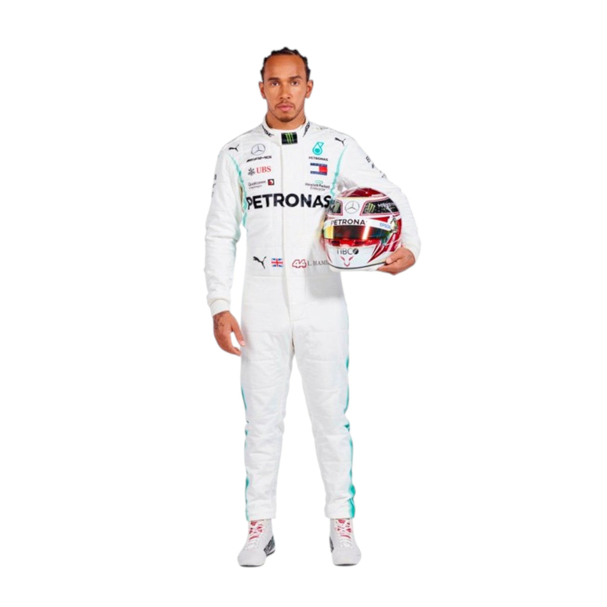 Lewis Hamilton 2019 Mercedes AMG Petronas F1 Race Suit - Prix Racewears image 2