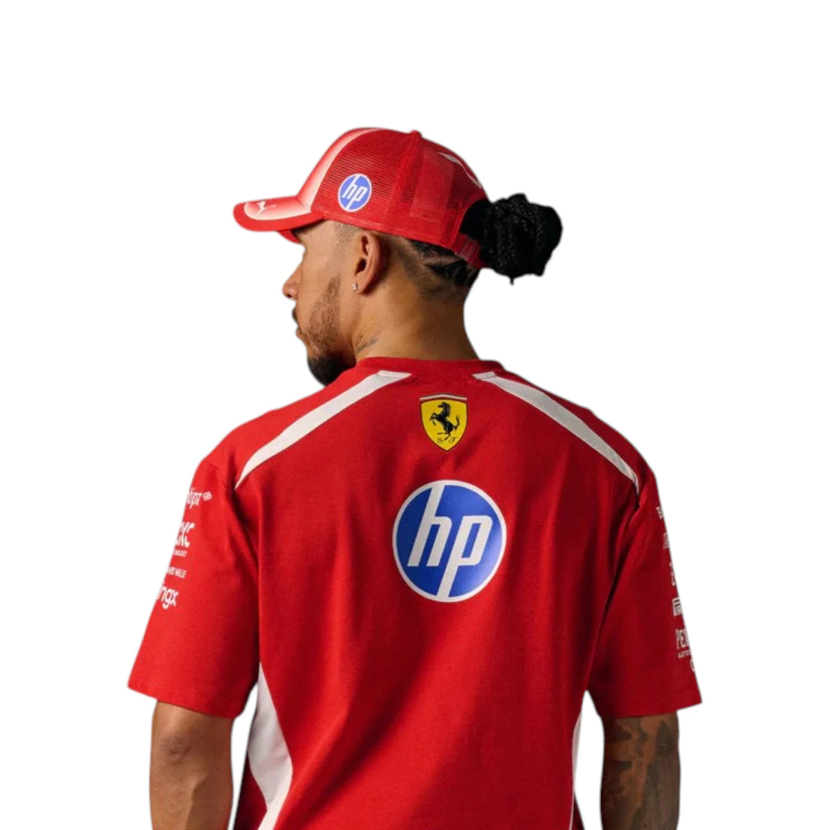 Lewis Hamilton 2025 Ferrari F1 Racing T-Shirt - Prix Racewears image 4