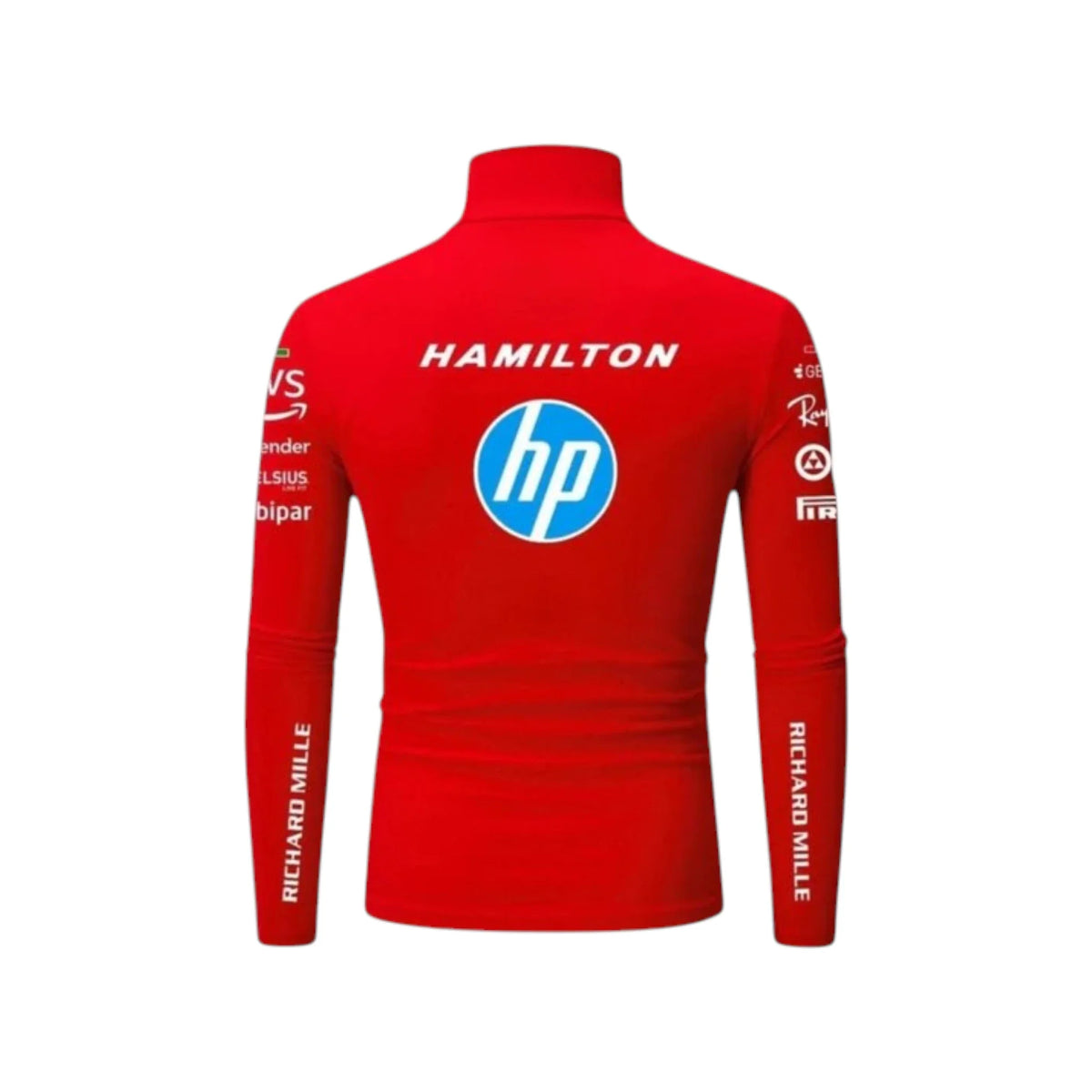 Lewis Hamilton 2025 Ferrari F1 Undershirt (Red) - Prix Racewears image 2