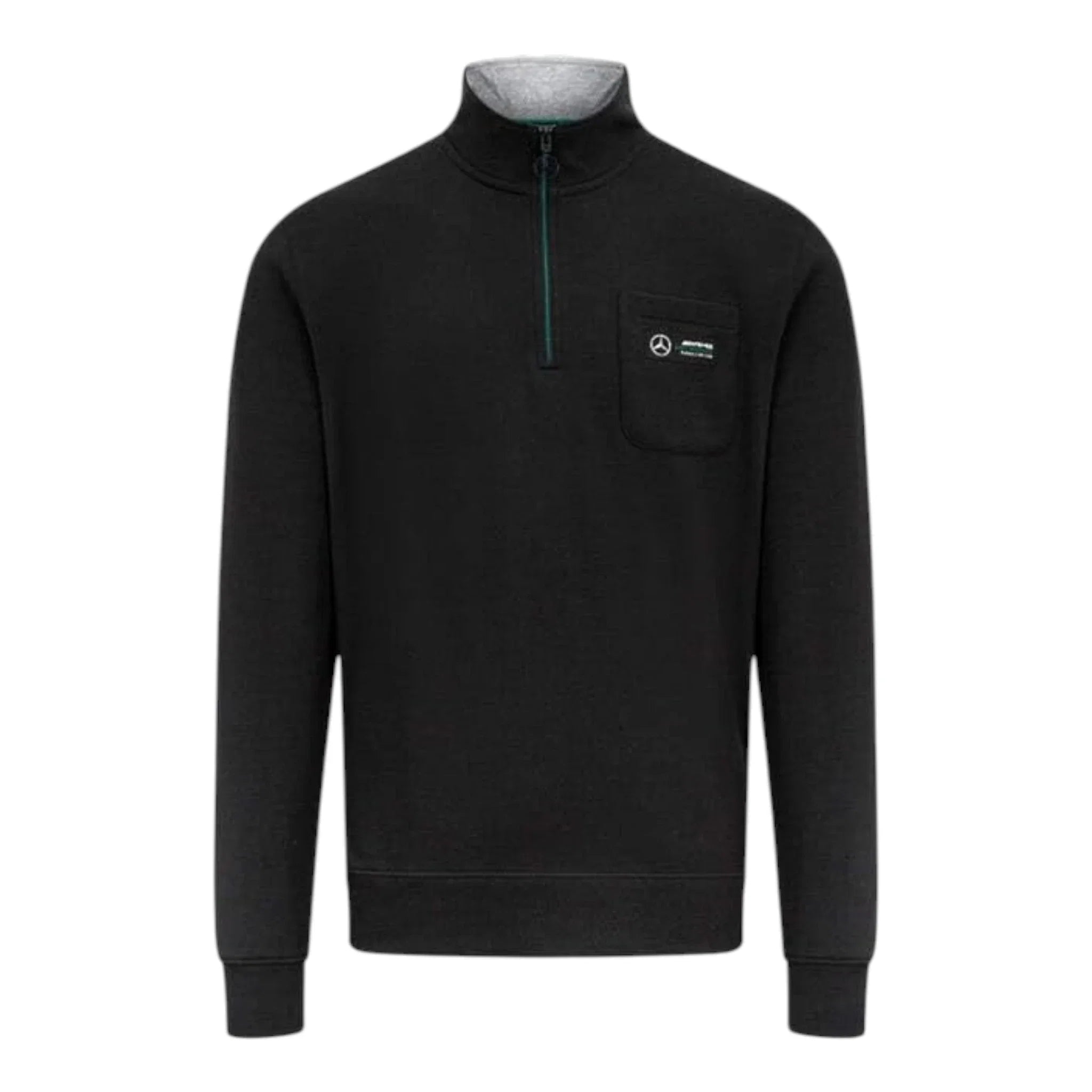 Mercedes-AMG Petronas Quarter Zip Pocket F1 Sweatshirt - Prix Racewears image 1