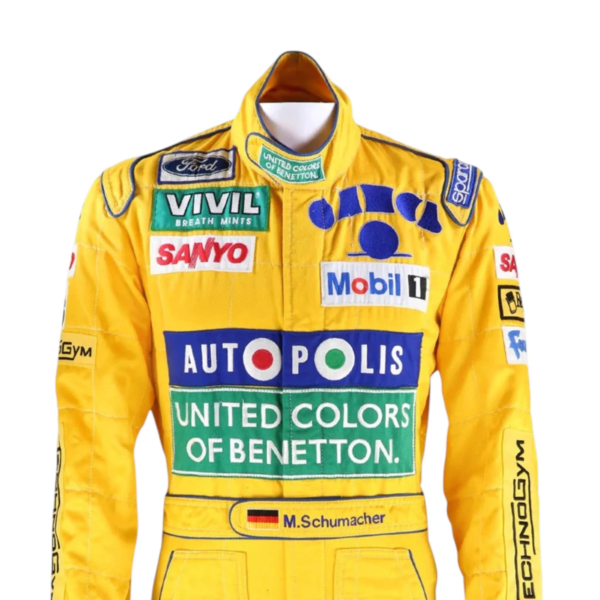 Michael Schumacher 1992 Benetton Belgian GP F1 Racing Suit - Prix Racewears image 2