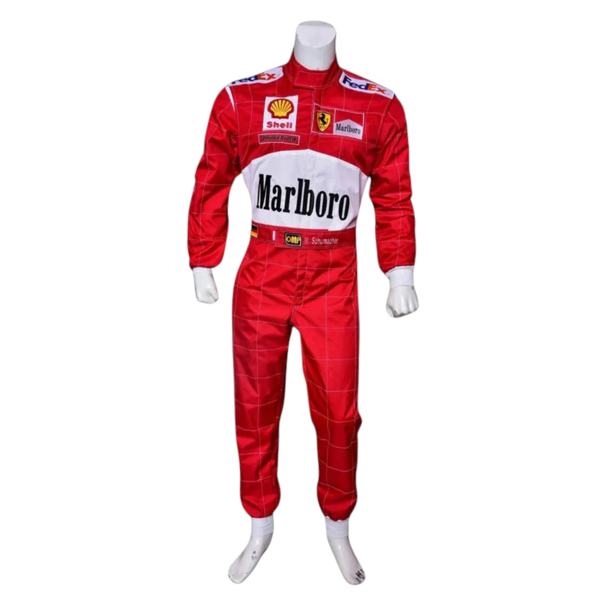 Michael Schumacher 2001 Ferrari Belgian GP F1 Racing Suit - Prix Racewears image 1