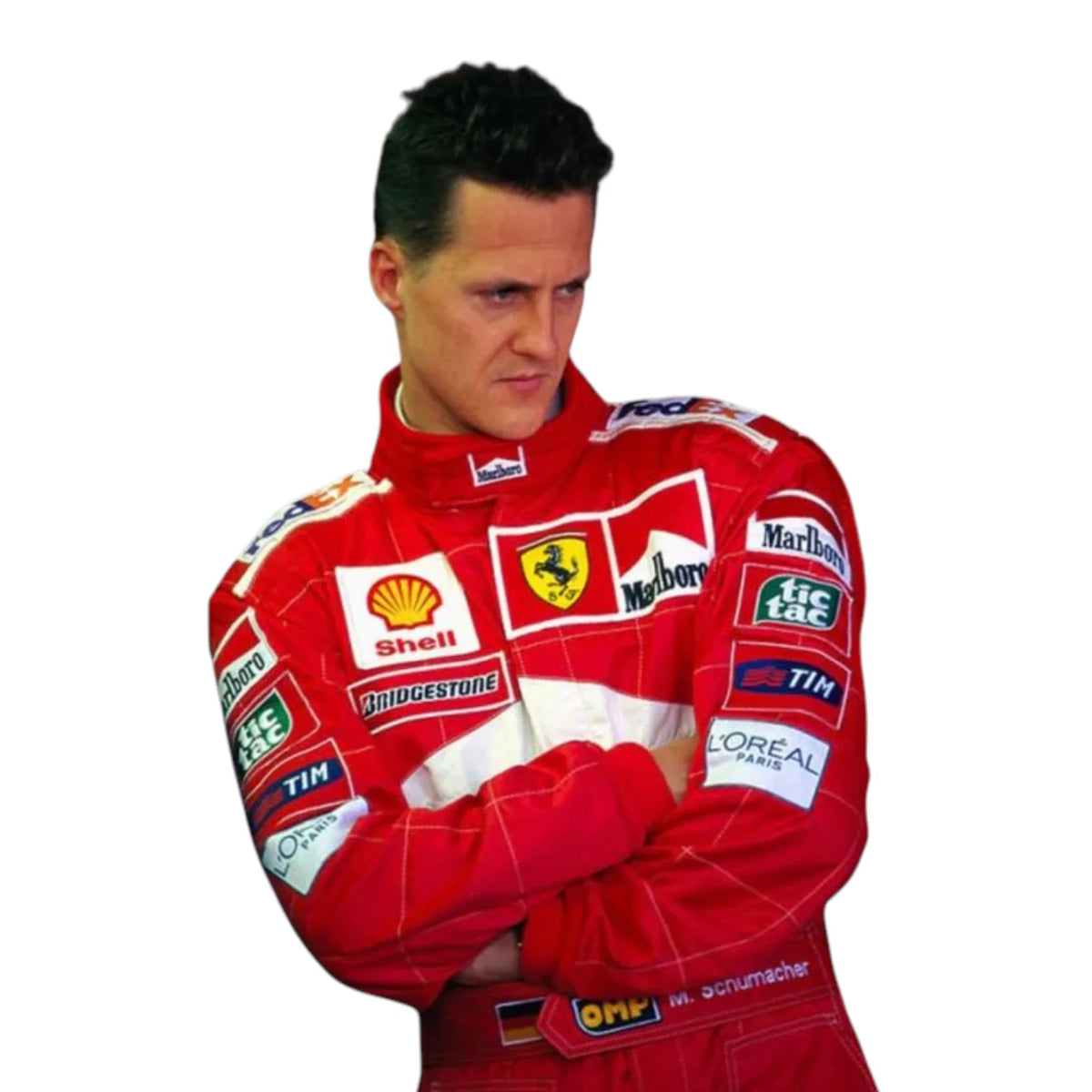 Michael Schumacher 2001 Ferrari Belgian GP F1 Racing Suit - Prix Racewears image 3