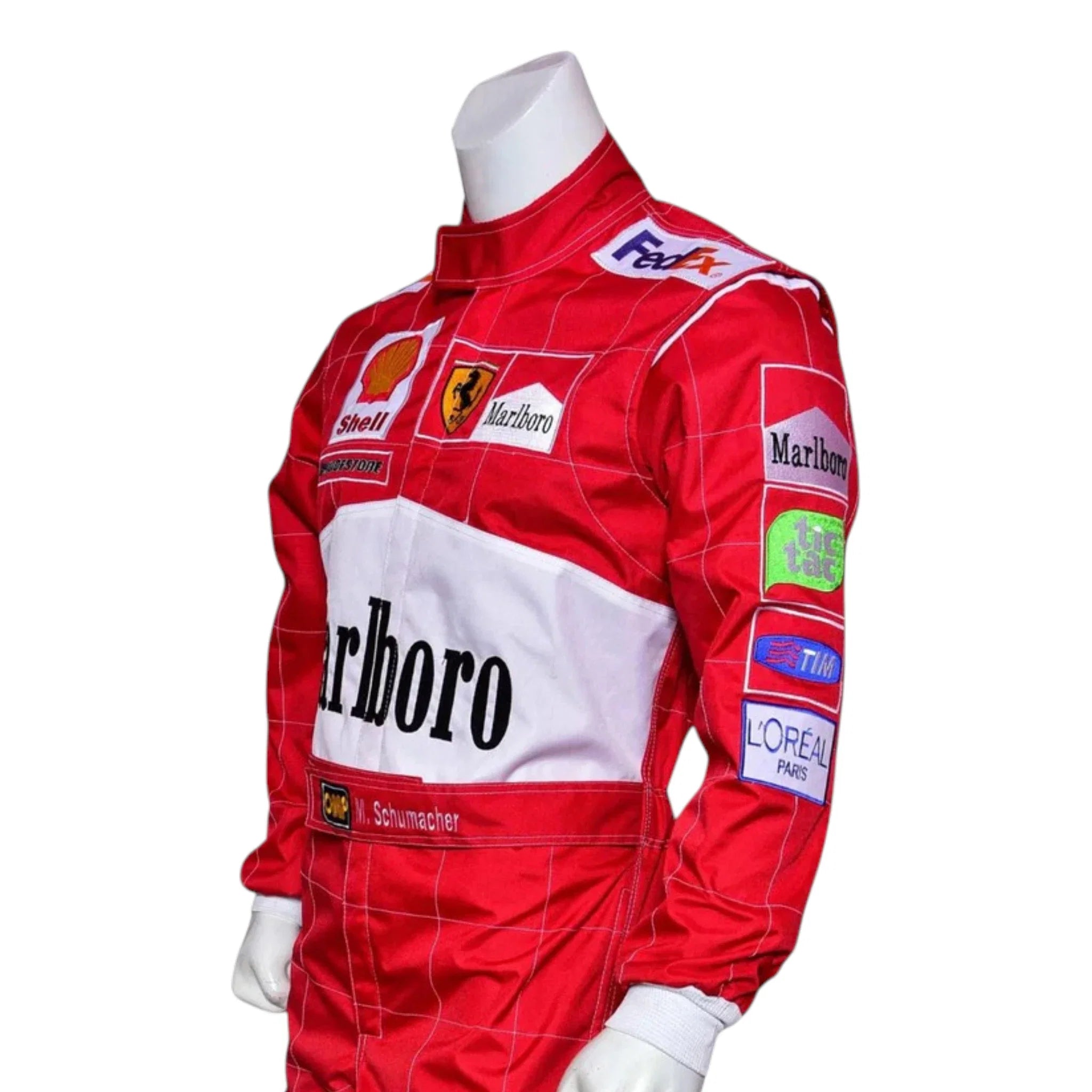 Michael Schumacher 2001 Ferrari Belgian GP F1 Racing Suit - Prix Racewears image 7
