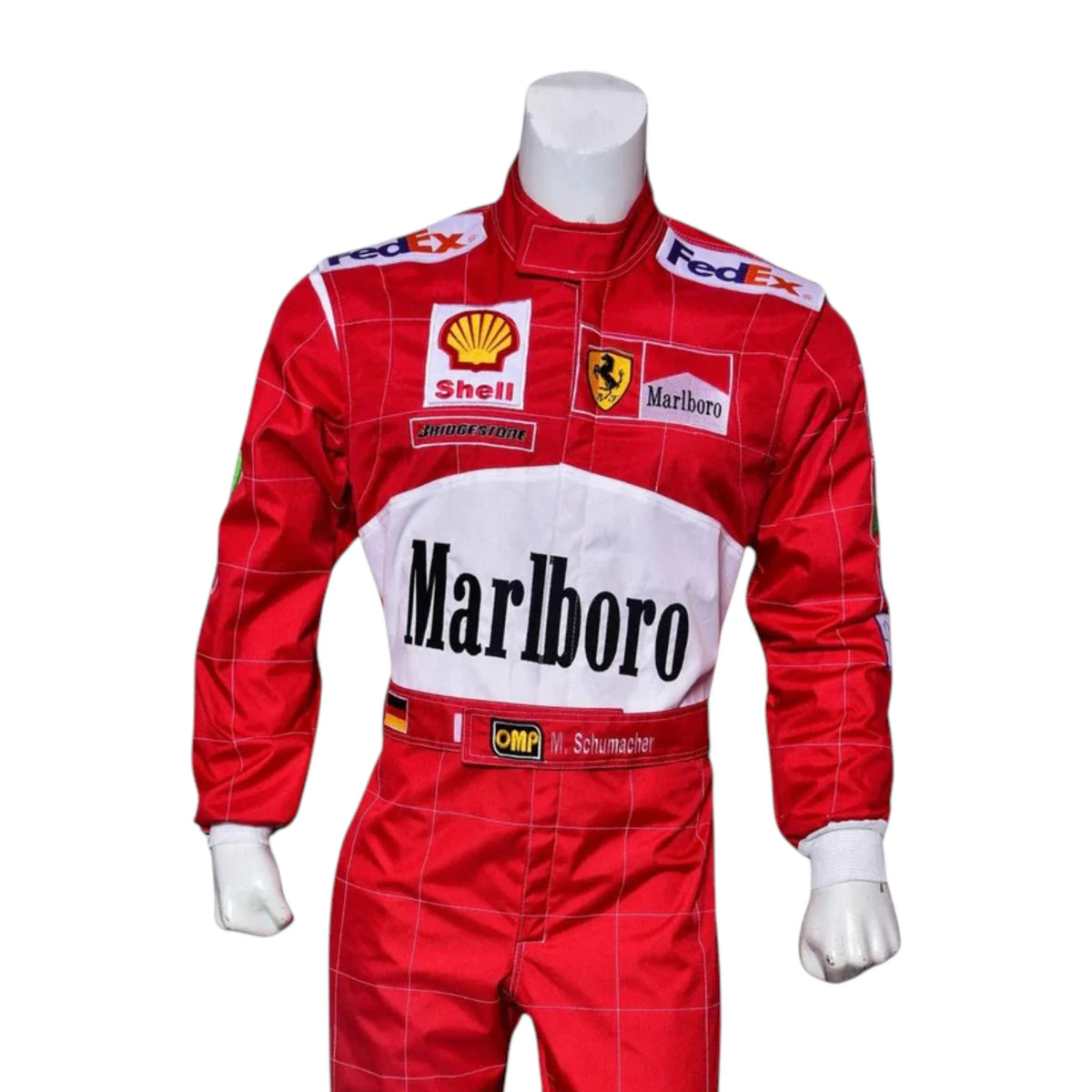 Michael Schumacher 2001 Ferrari Belgian GP F1 Racing Suit - Prix Racewears image 8
