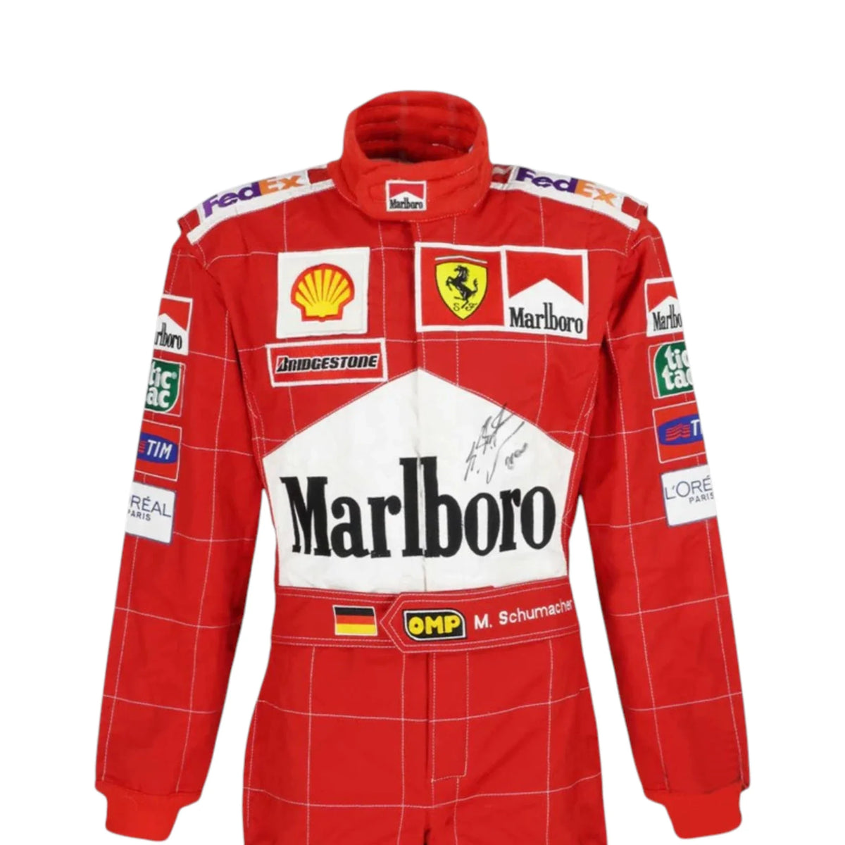 Michael Schumacher 2002 Ferrari F1 Racing Suit - Prix Racewears image 3
