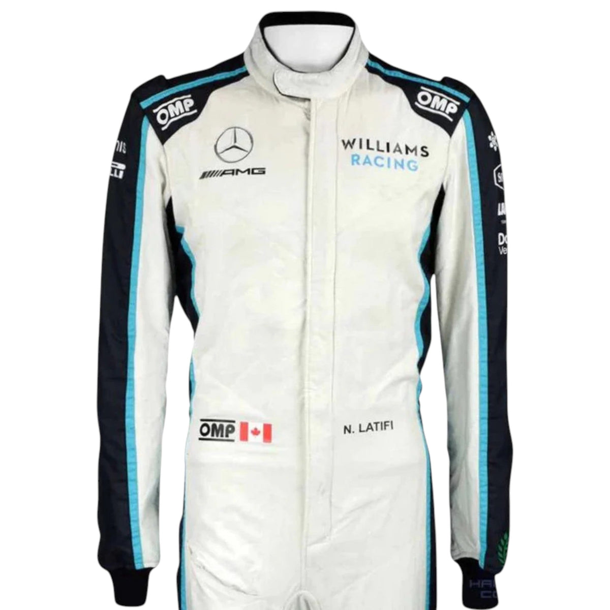 Nicholas Latifi 2021 Williams F1 Race Suit - Prix Racewears image 1