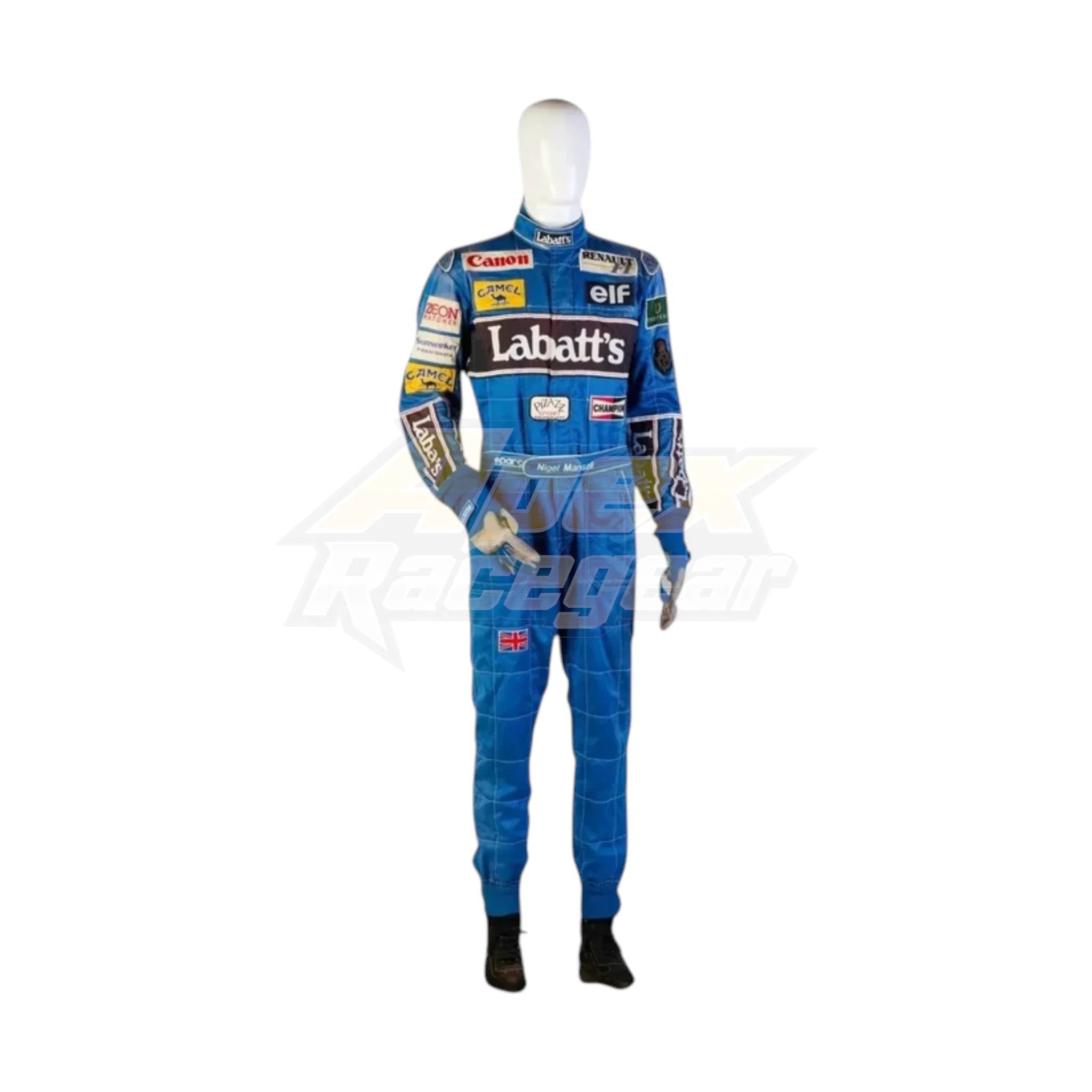 Nigel Mansell 1992 Williams F1 Racing Suit - Prix Racewears image 1