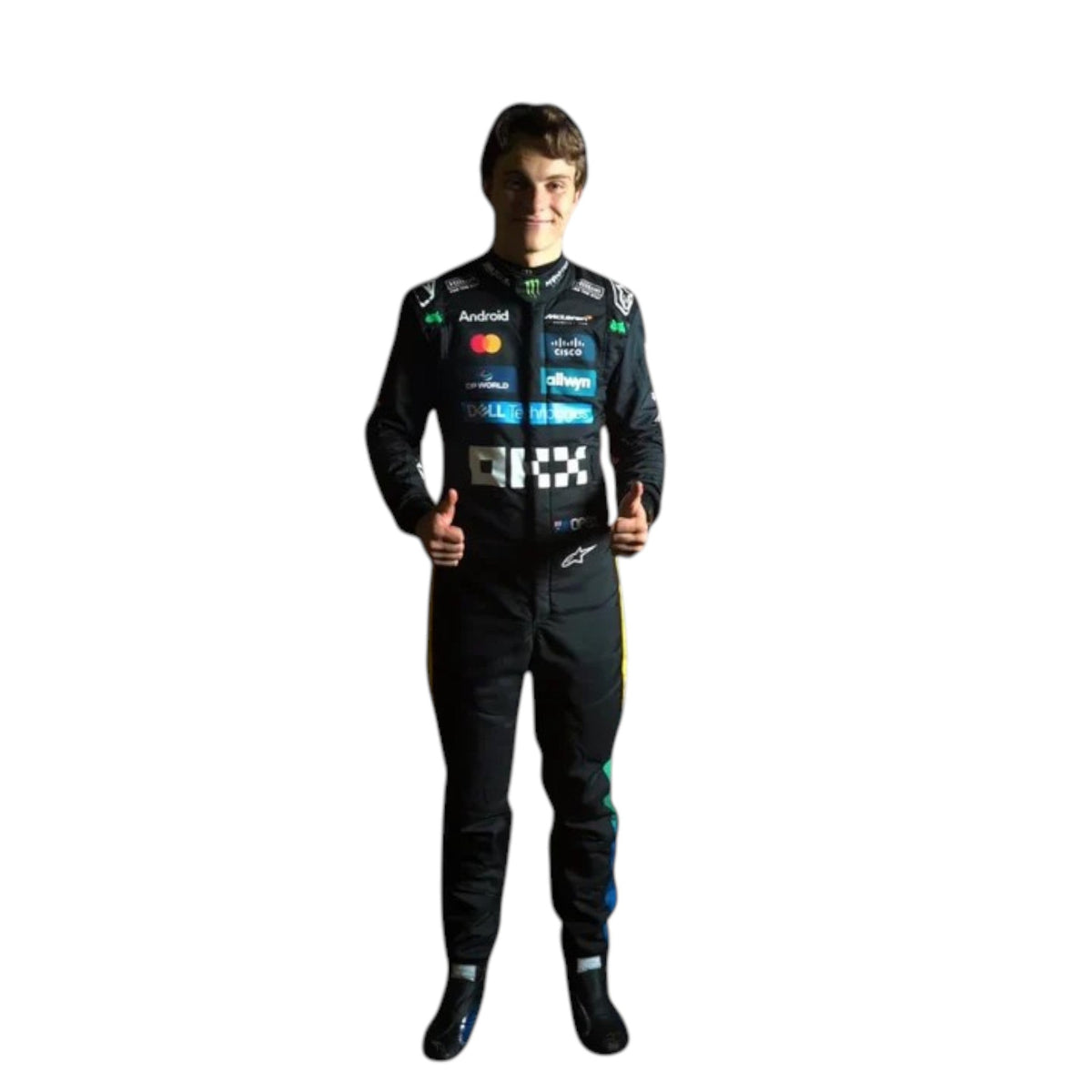 Oscar Piastri 2025 Mclaren Silverstone British F1 Race Suit - Prix Racewears image 1