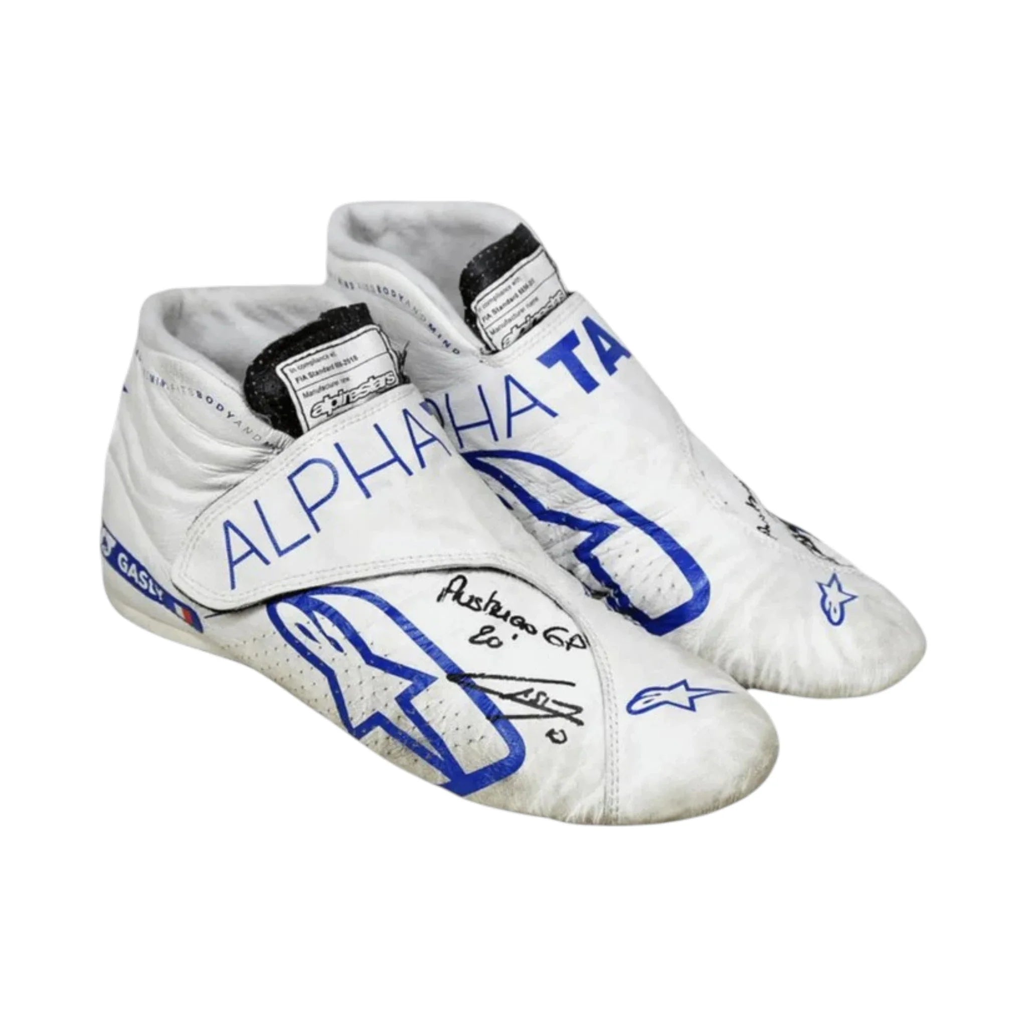 Pierre Gasly 2020 AlphaTauri Austrian GP F1 Racing Shoes - Prix Racewears image 1