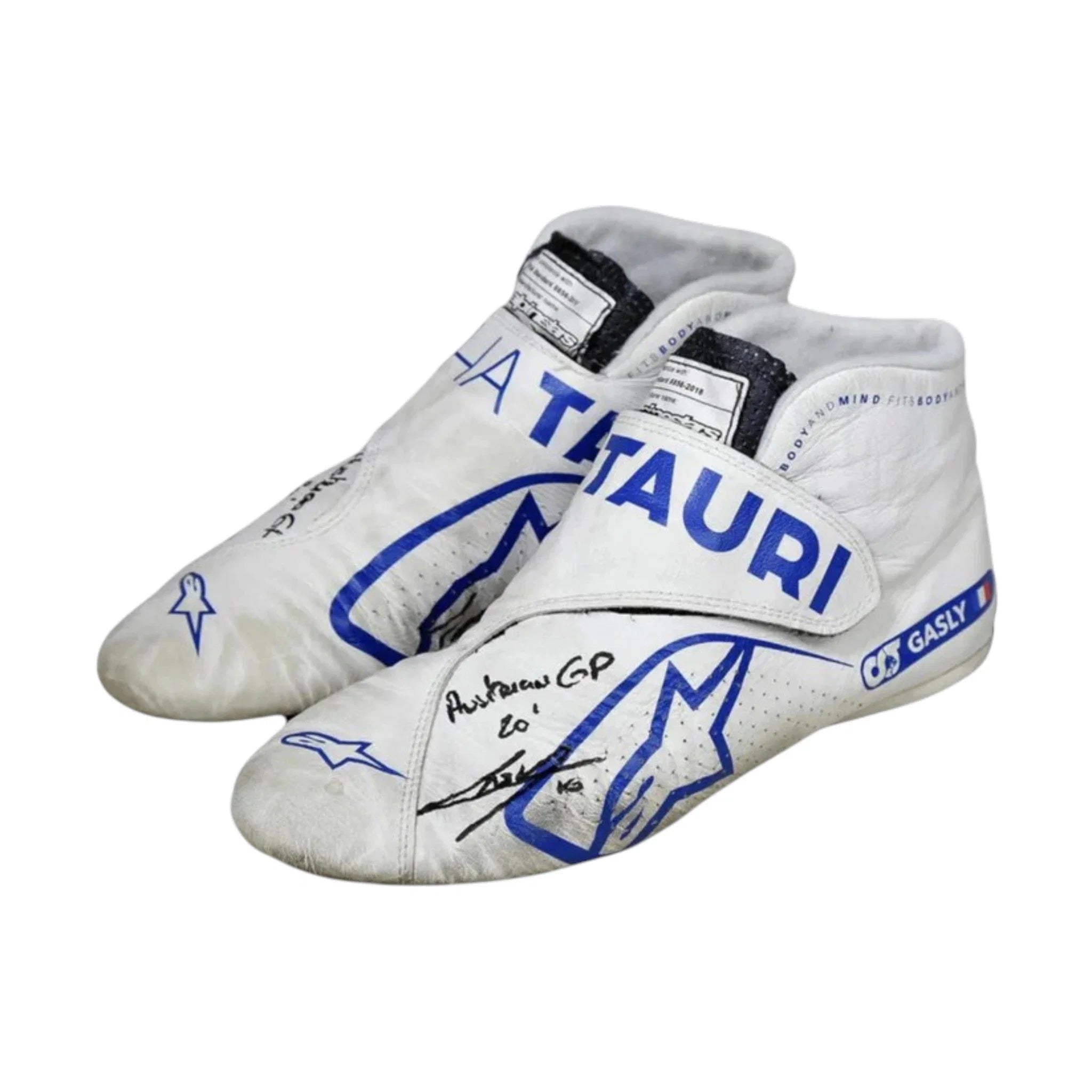 Pierre Gasly 2020 AlphaTauri Austrian GP F1 Racing Shoes - Prix Racewears image 3