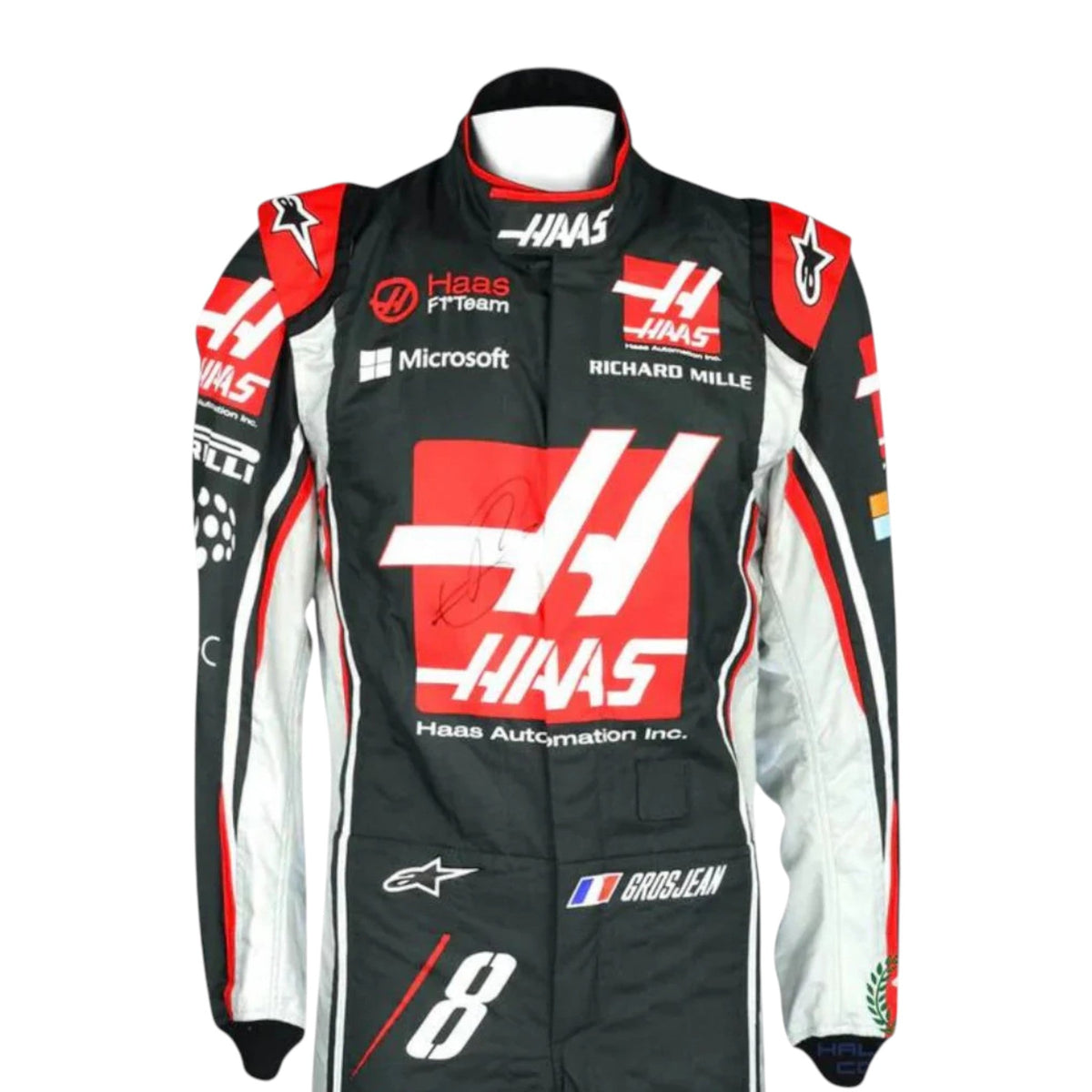 Romain Grosjean 2017 Haas F1 Race Suit - Prix Racewears image 2
