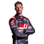 Romain Grosjean 2018 Haas F1 Race Suit - Prix Racewears image 1