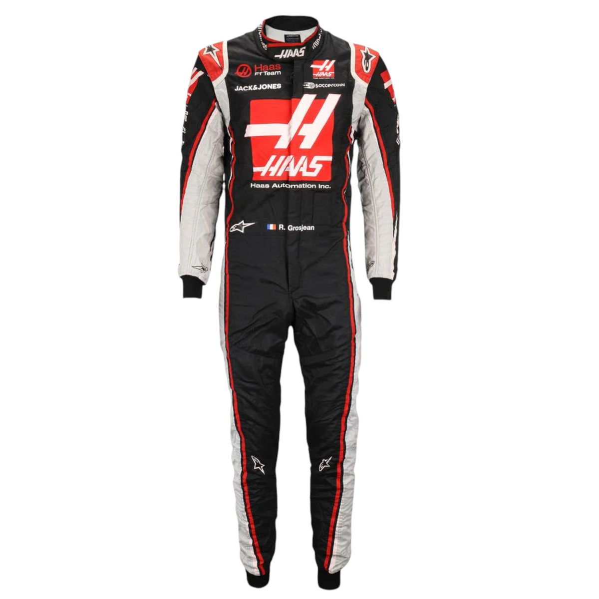 Romain Grosjean 2020 Haas F1 Race Suit - Prix Racewears image 1