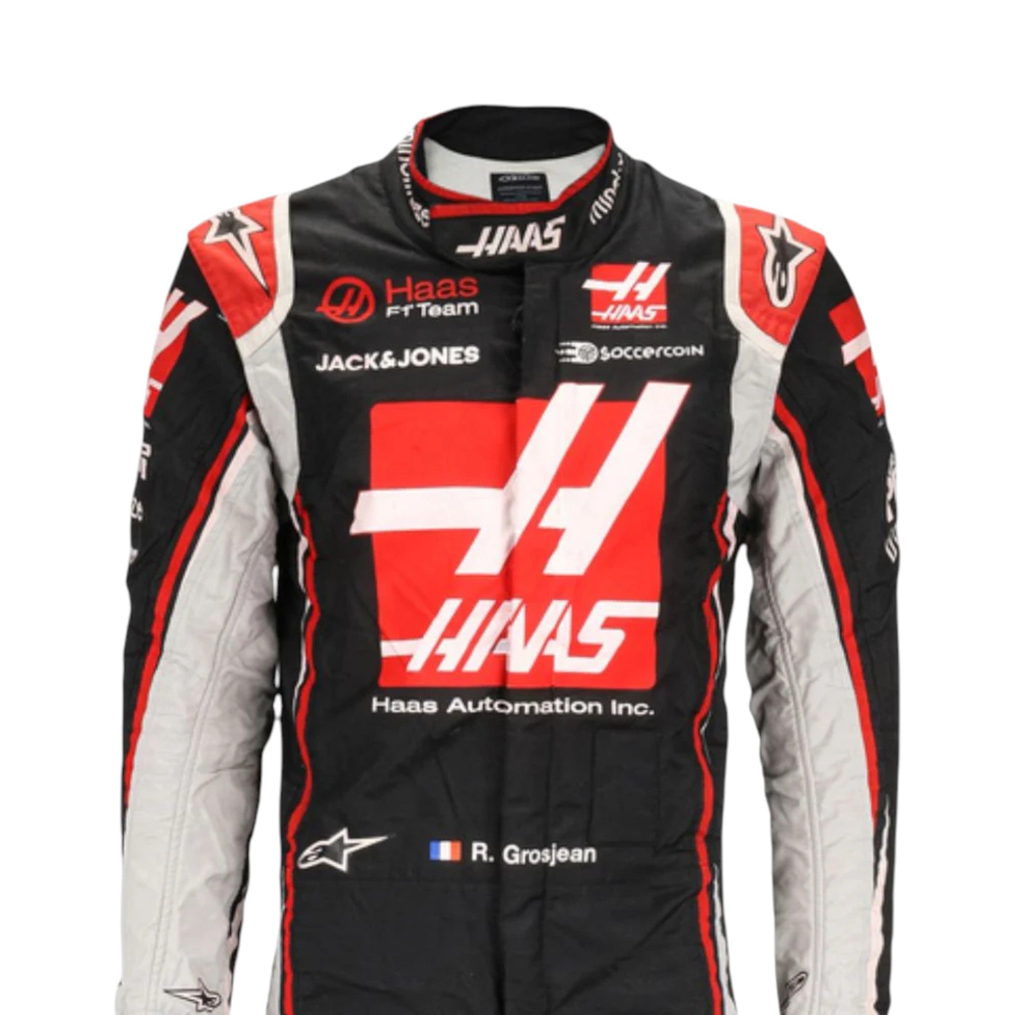 Romain Grosjean 2020 Haas F1 Race Suit - Prix Racewears image 3