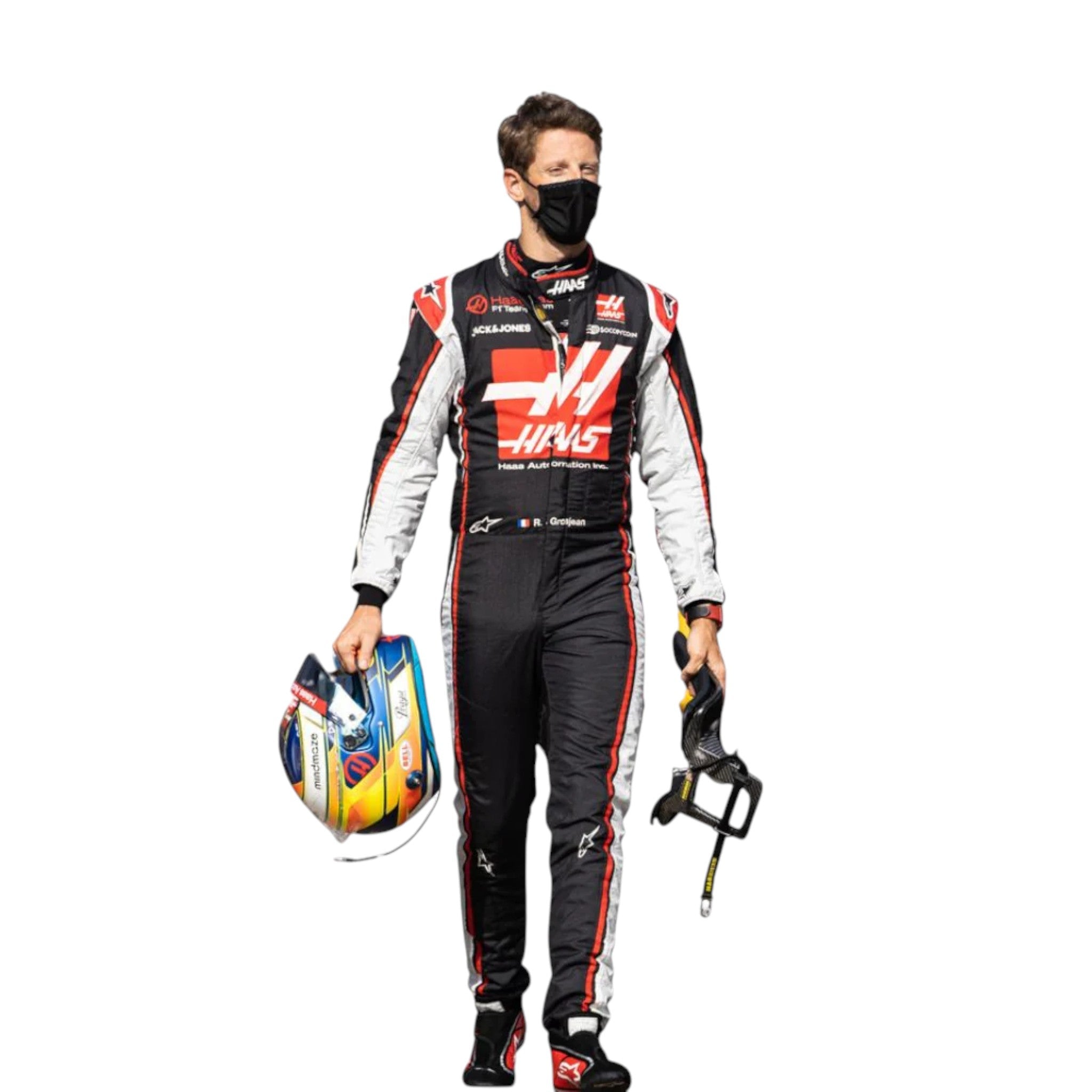 Romain Grosjean 2020 Haas F1 Race Suit - Prix Racewears image 4