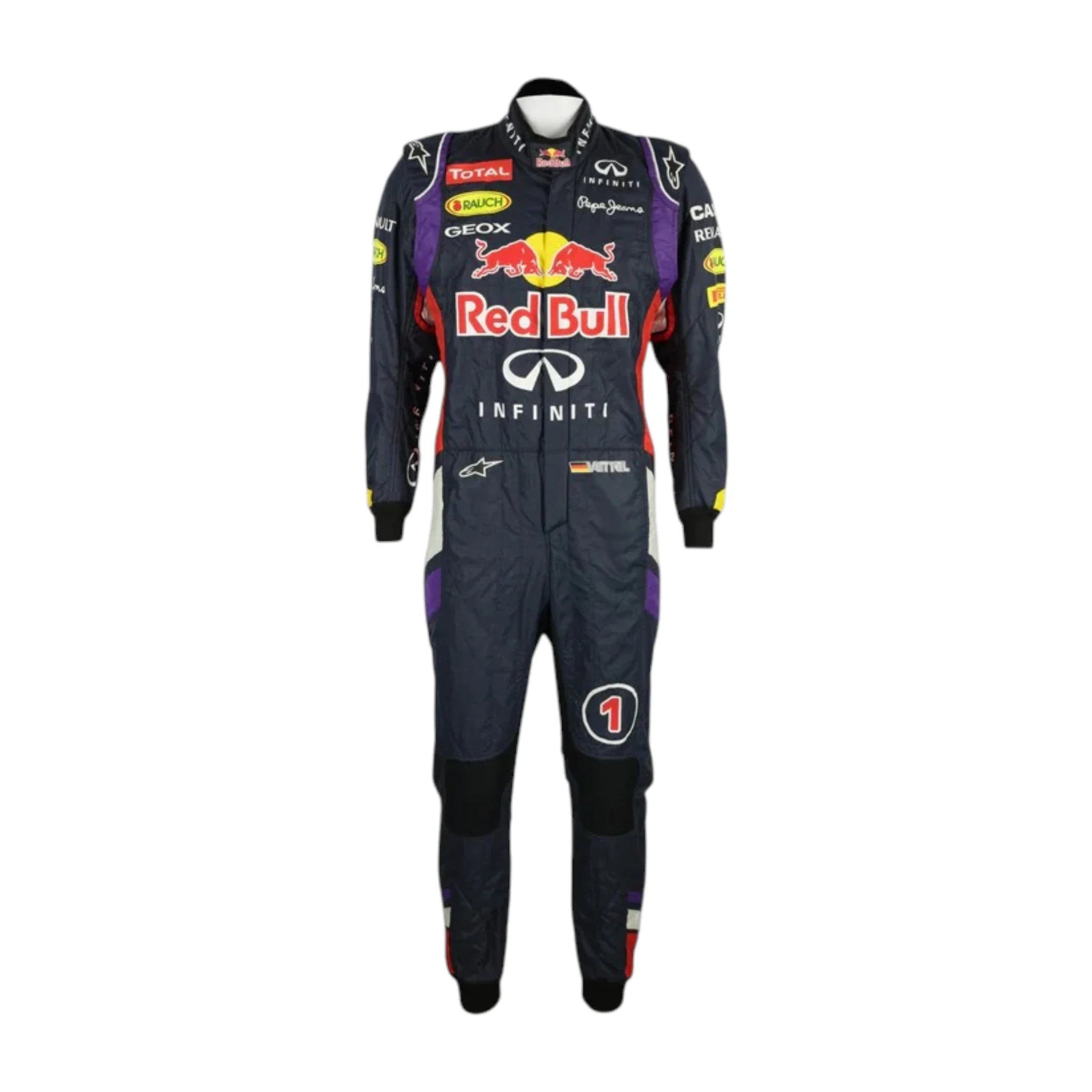 Sebastian Vettel 2014 Red Bull F1 Racing Suit - Prix Racewears image 2