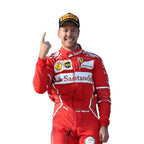 Sebastian Vettel 2017 Ferrari F1 Racing Suit - Prix Racewears image 3