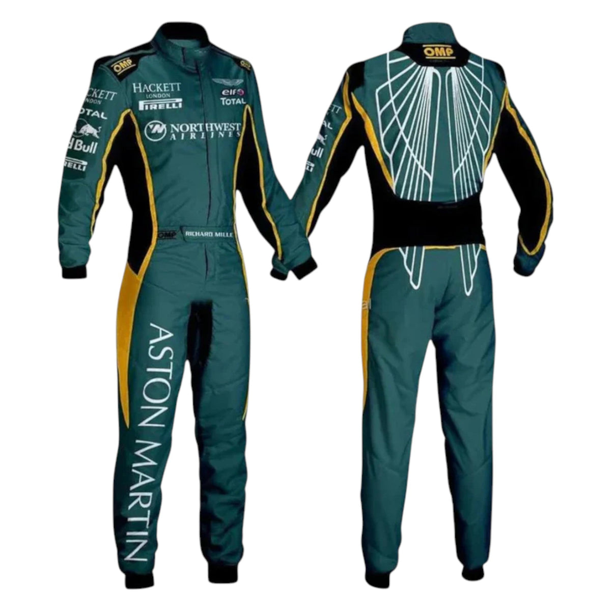 Sebastian Vettel Aston Martin F1 Race Suit - Prix Racewears image 1
