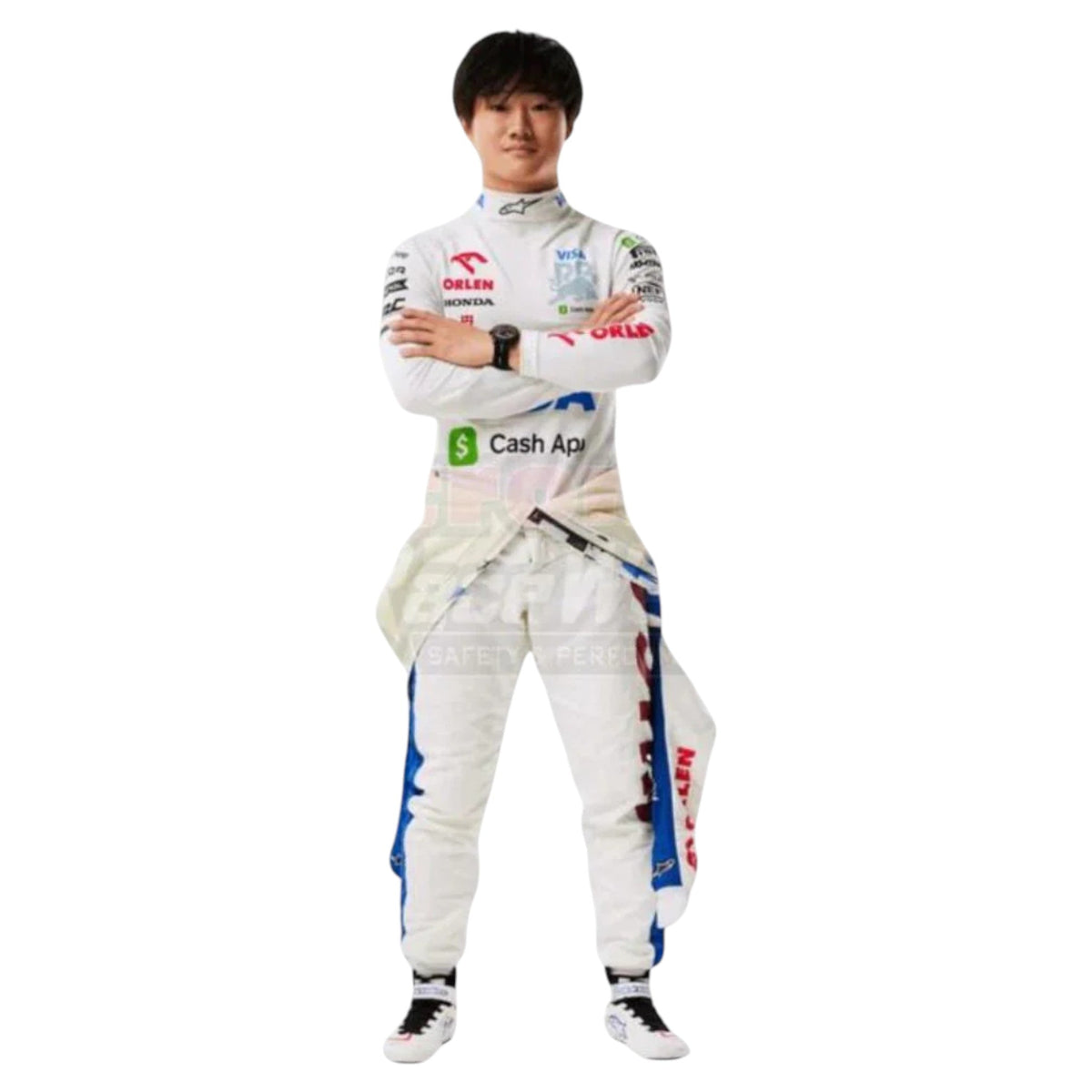 Yuki Tsunoda 2024 AlphaTauri F1 Race Suit - Prix Racewears image 4