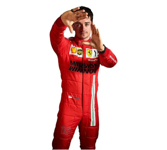 2021 Charles Leclerc Team Ferrari F1 Race Suit