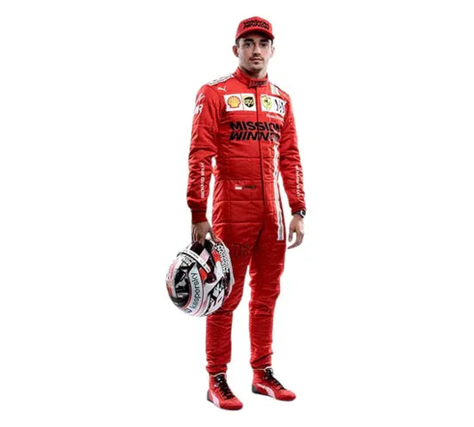 2021 Charles Leclerc Team Ferrari F1 Race Suit