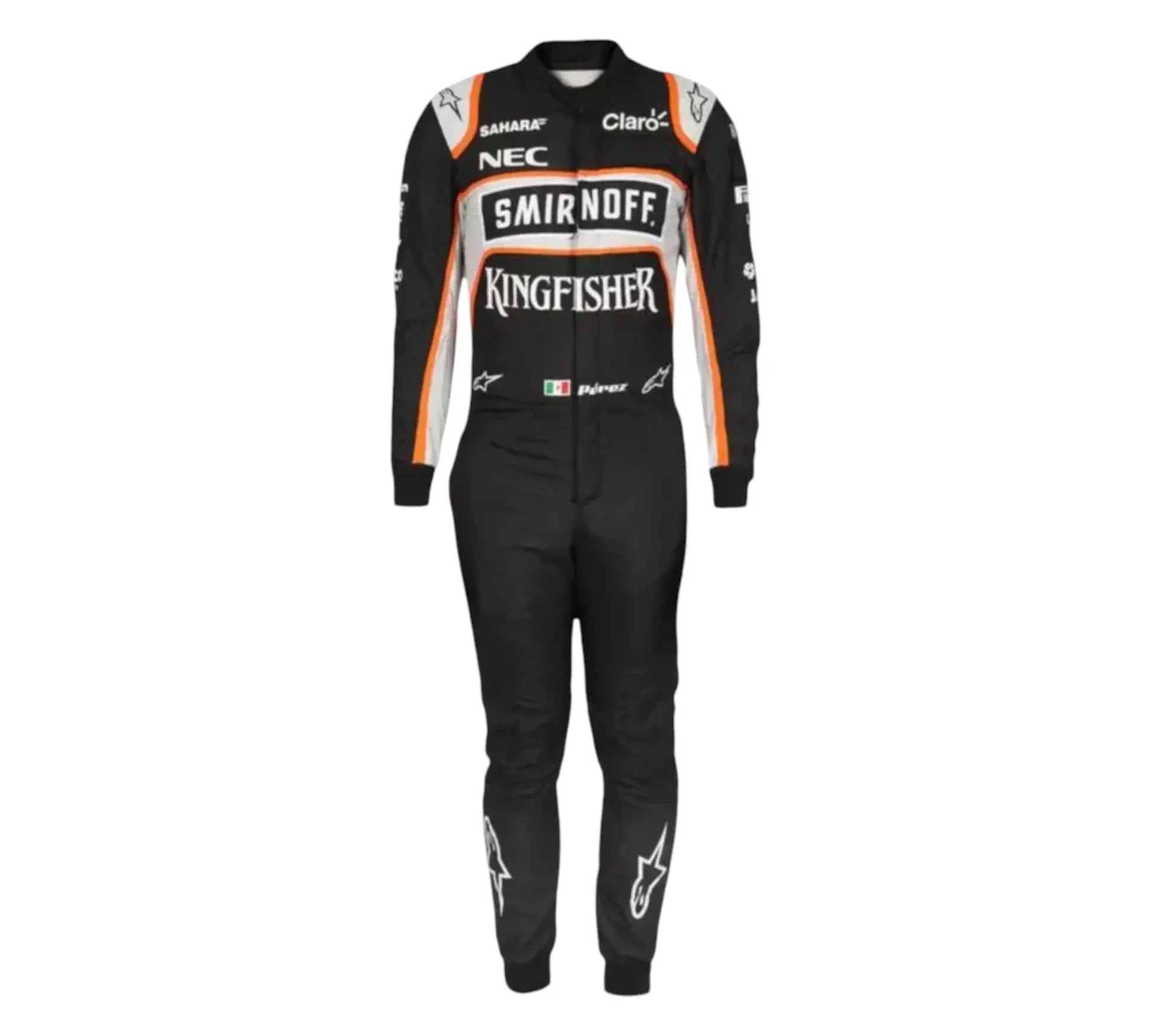 2016 Sergio Perez Race Worn Sahara Force India F1 Race Suit