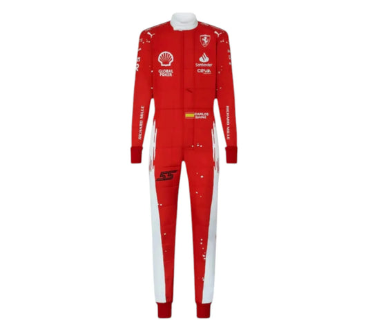 2023 Carlos Sainz Ferrari Las Vegas F1 Racing Suit