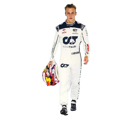2023 Liam Lawson F1 Race Suit Scuderia AlphaTauri
