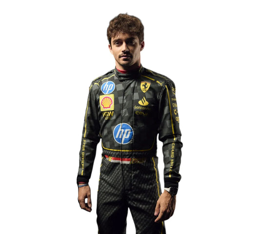 2024 Charles Leclerc HP Monza GP Team Ferrari F1 Race Suit
