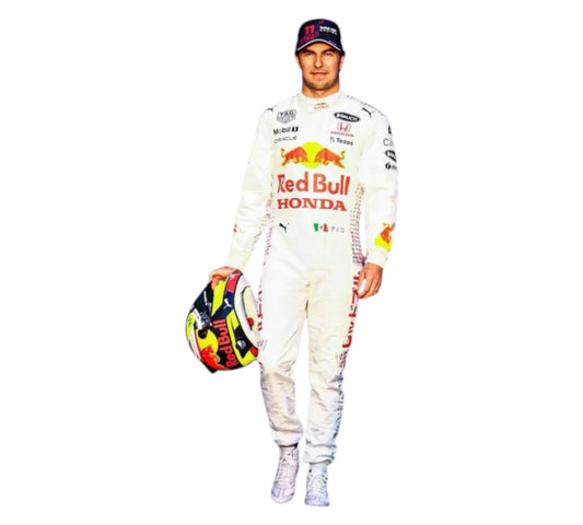 Sergio Perez 2021 Turkish GP F1 Race Suit Team Red Bull