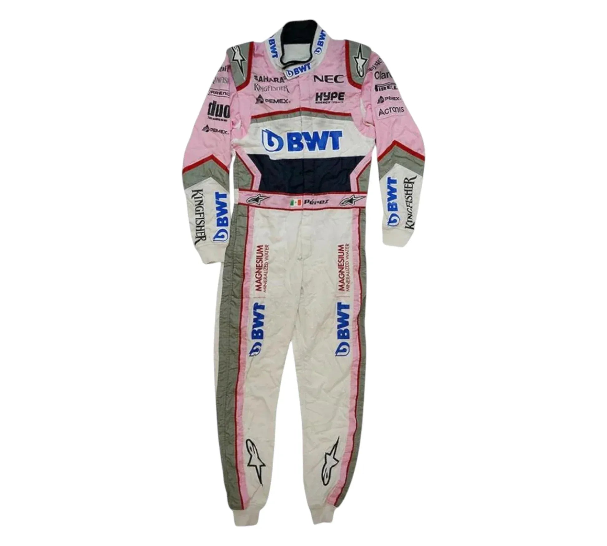 2018 Sergio Perez Racing Team BWT F1 Race Suit